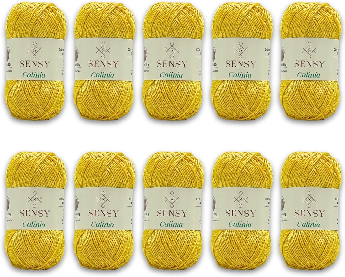 10 Skeins of Sensy Calinia Yarn for Amigurumi Projects