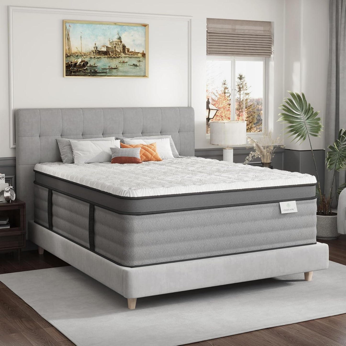 Onlylucky King Size Mattress 14 Inch for Ultimate Comfort