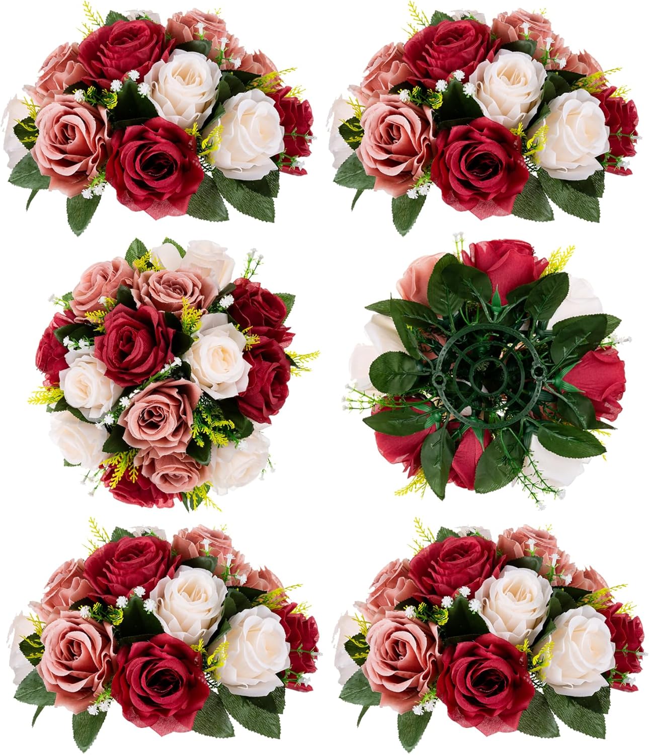 BLOSMON Wedding Flowers Decorations for Table: Elegant Centerpieces