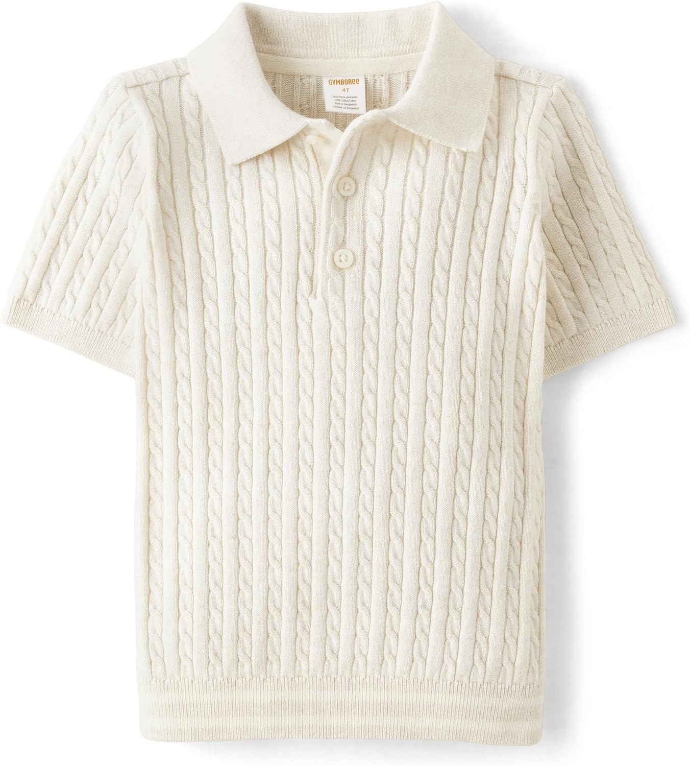 Toddler Short Sleeve Polo Shirt in Heather for Spring Style