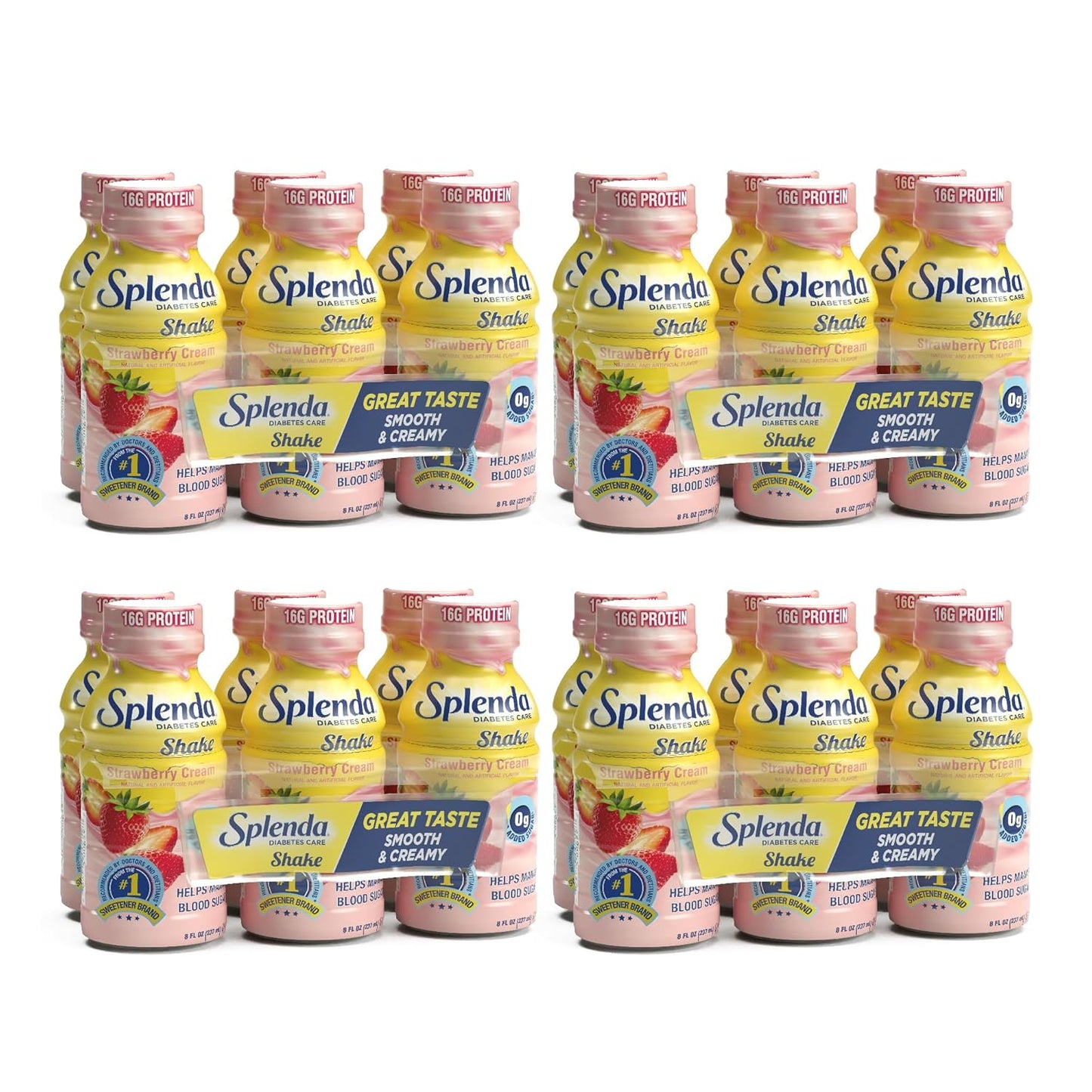 SPLENDA Diabetes Care Shakes - Strawberry Cream Meal Replacement