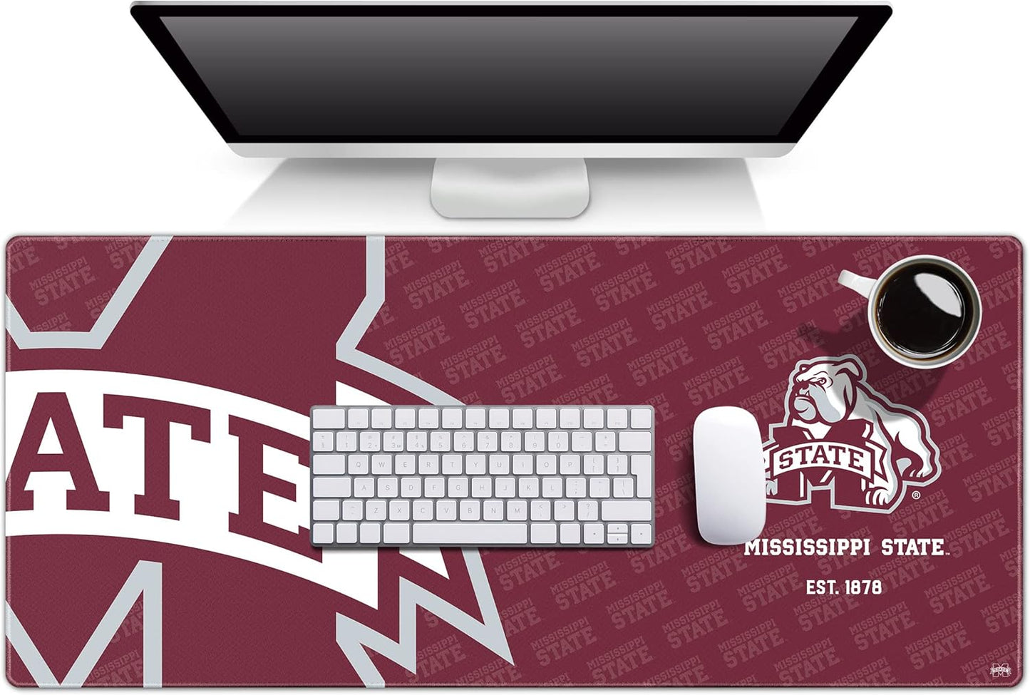 NCAA Mississippi State Bulldogs Desk Pad for Fans and Gamers