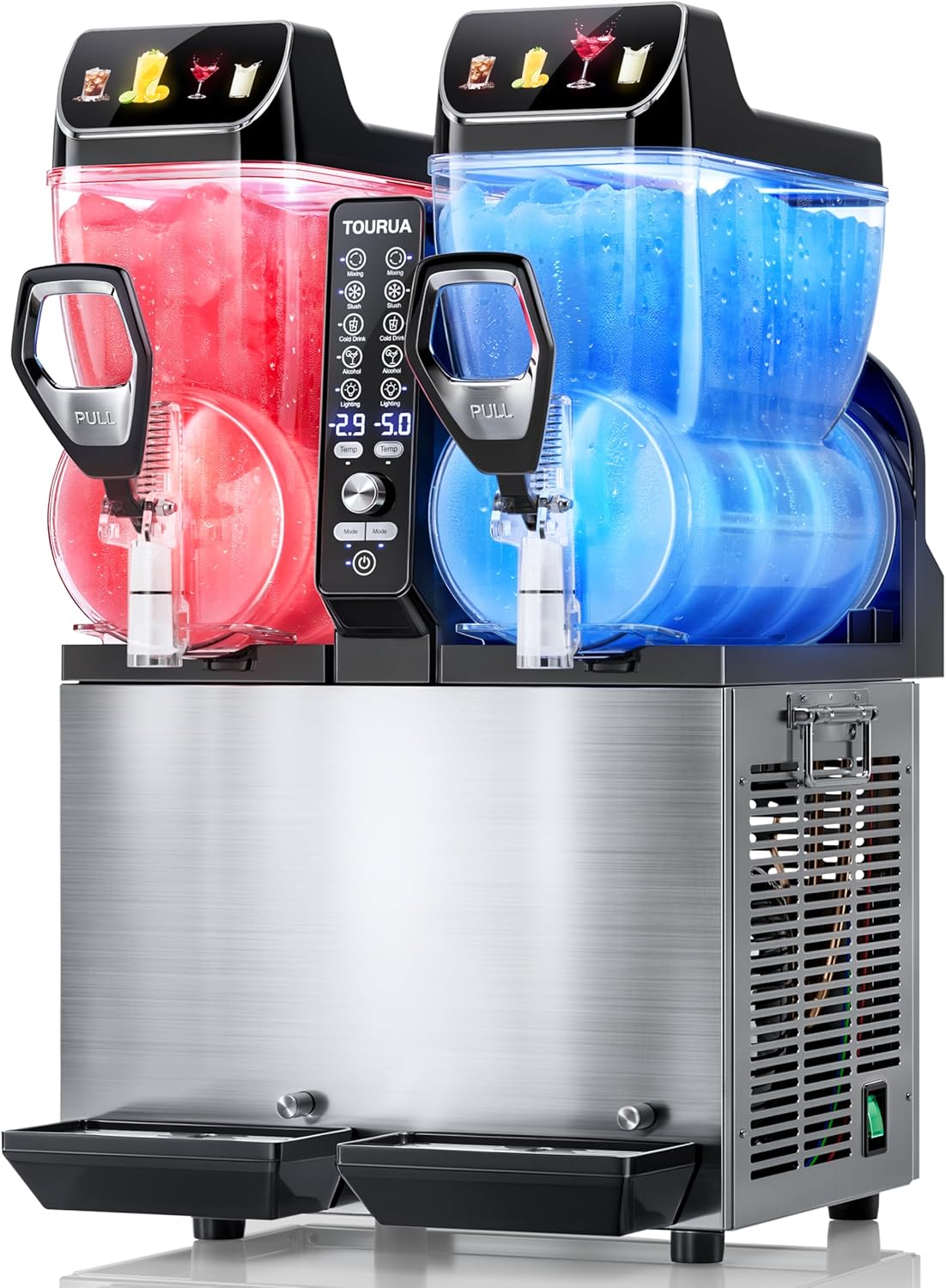 TOURUA 30L Commercial Slushie Machine - Perfect Frozen Drinks!