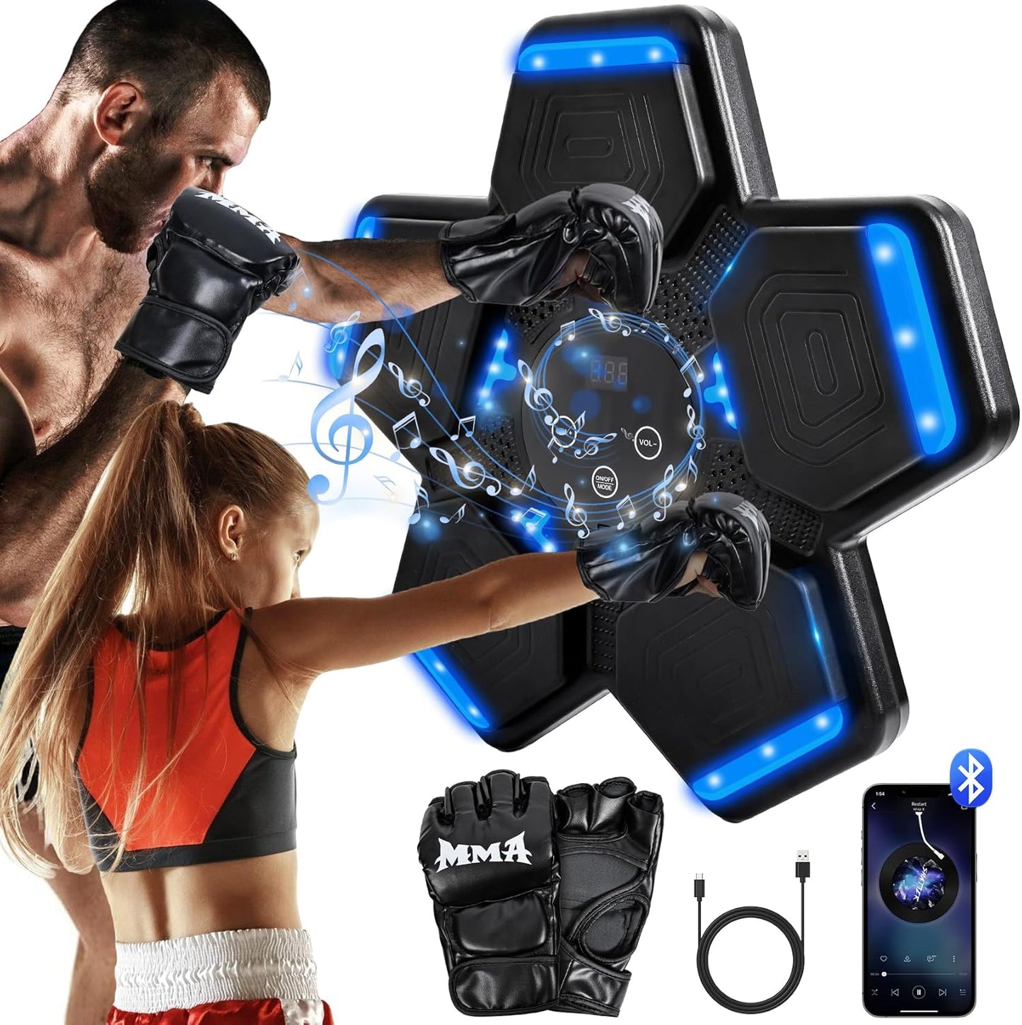 SIALUX Bluetooth Boxing Machine - Boost Your Fitness!