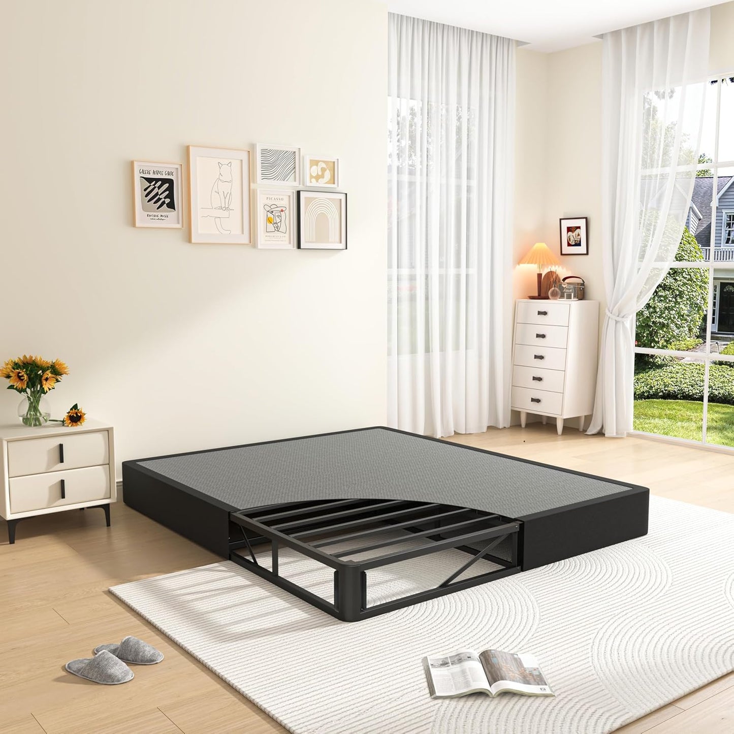 MAF Cal King Box Spring - Heavy Duty 10 Inch Mattress Foundation