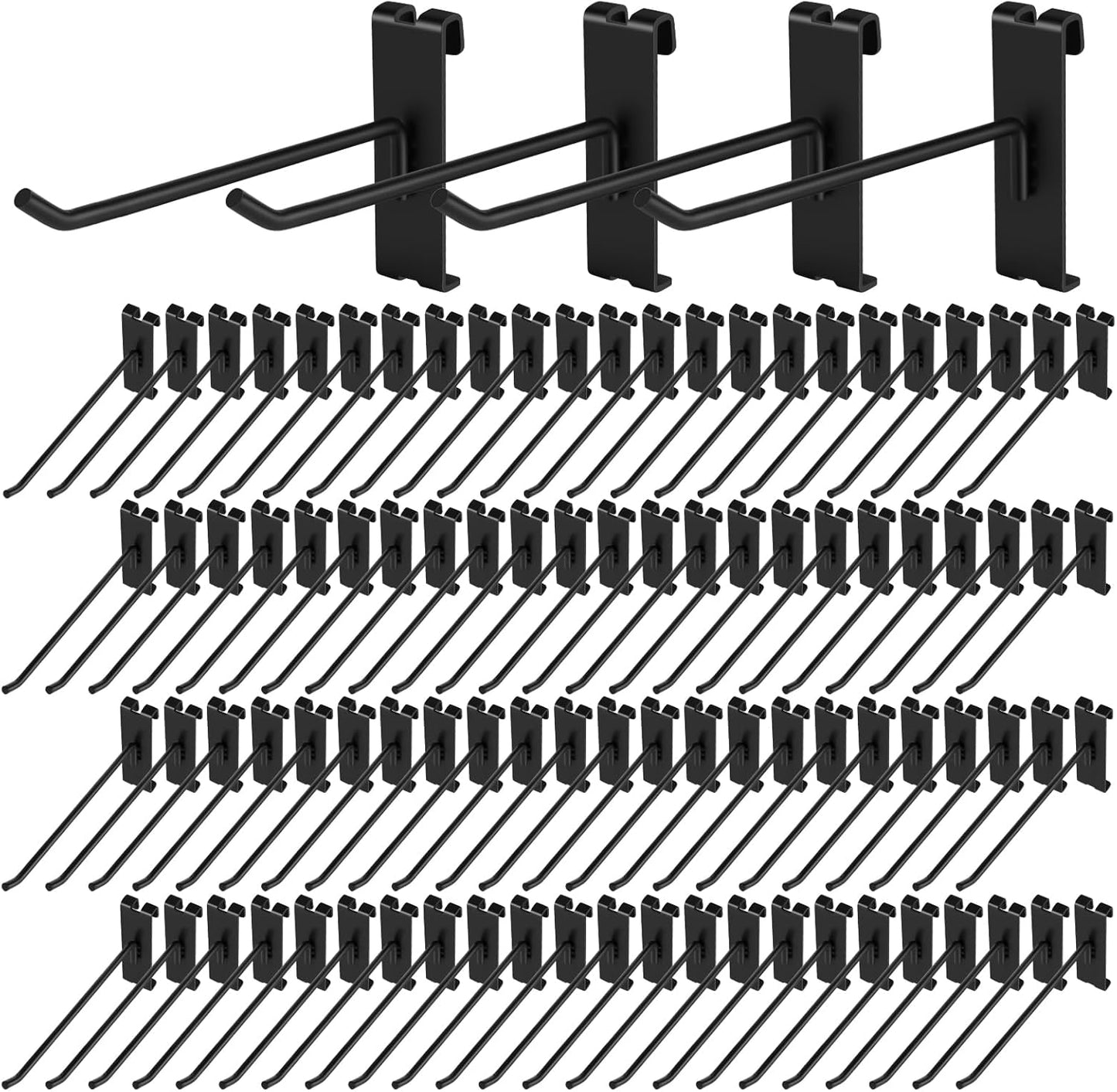 Polmart 8-inch Heavy Duty Gridwall Panel Hooks for Retail Use