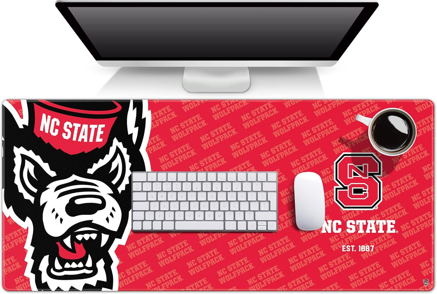 YouTheFan NCAA NC State Wolfpack Desk Pad for Fans