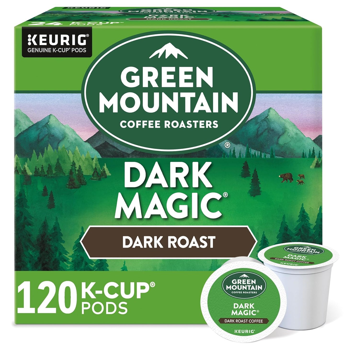 Dark Magic 120-Count K-Cups for Keurig - Bold Flavor!