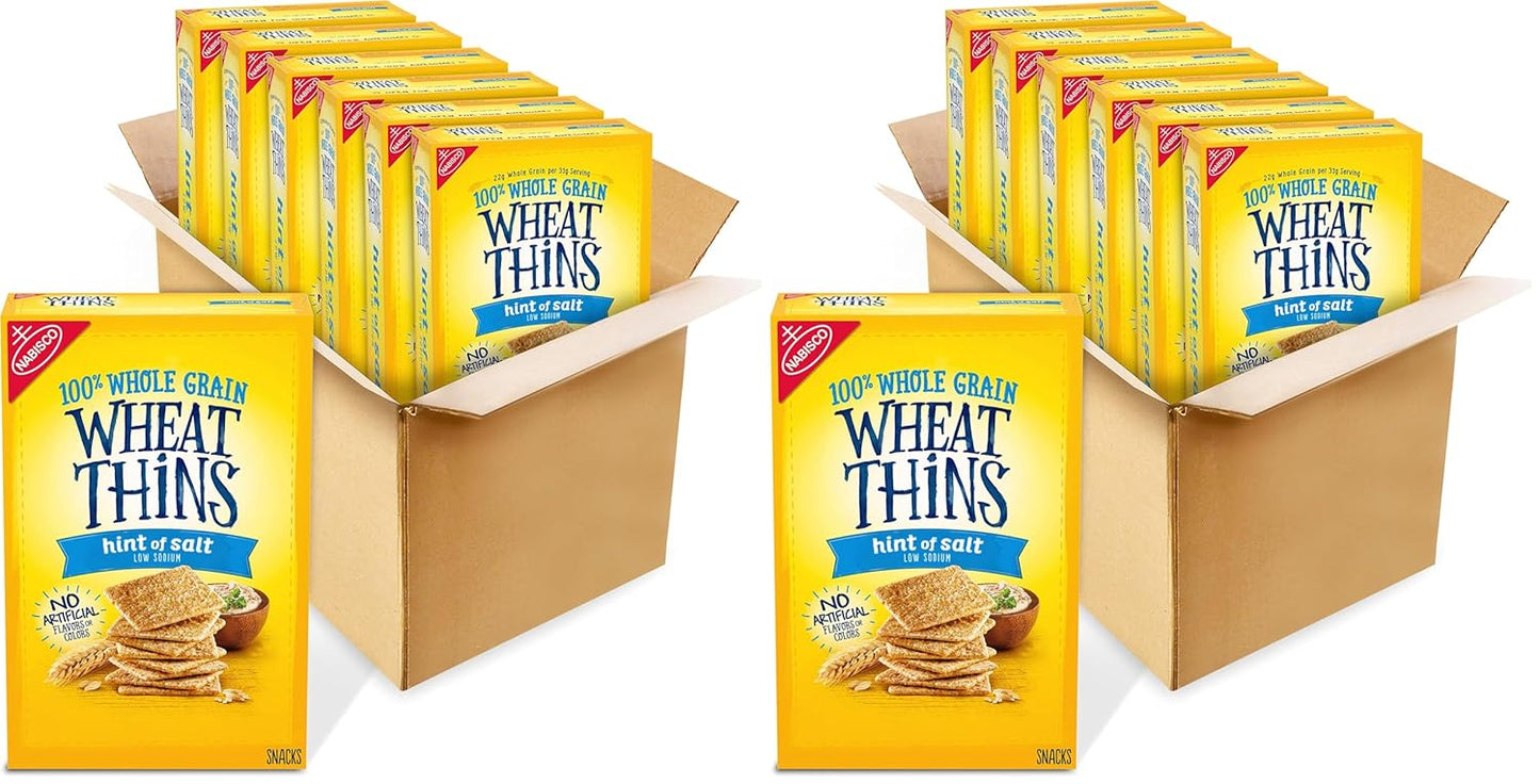 Wheat Thins Hint of Salt Low Sodium Whole Grain Crackers Review