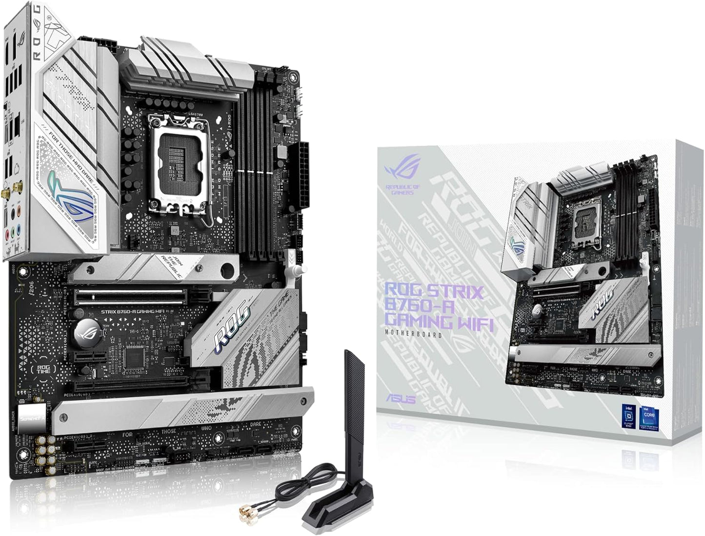ASUS ROG Strix B760-A Gaming Motherboard with WiFi 6E Features