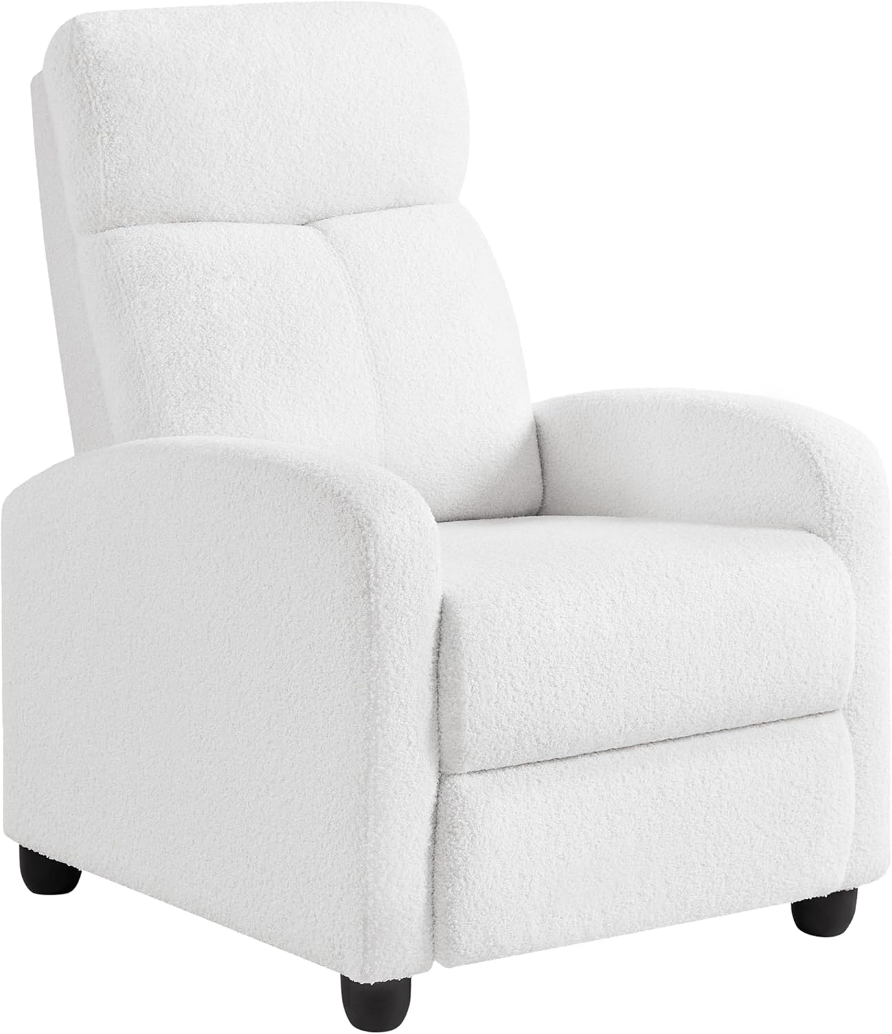 Yaheetech Boucle Recliner Chair for Living Room and Bedroom