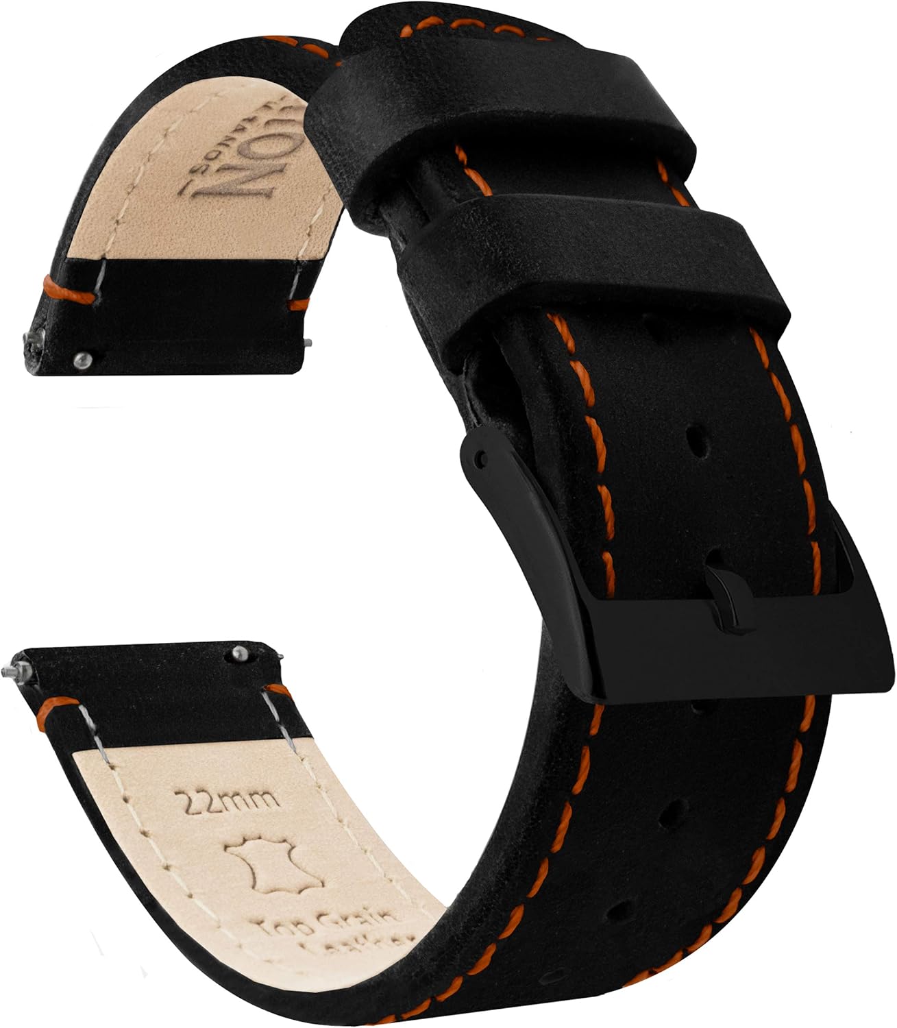 Barton Quick Release Top Grain Leather Watch Band Strap Options