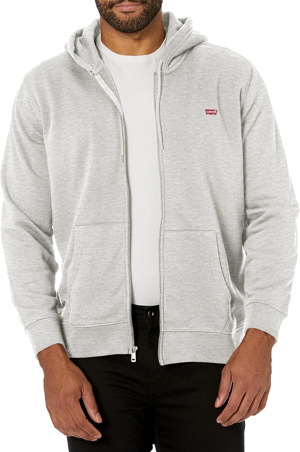 Levi's mens Core Zip Up Hoodie for Comfort and Style