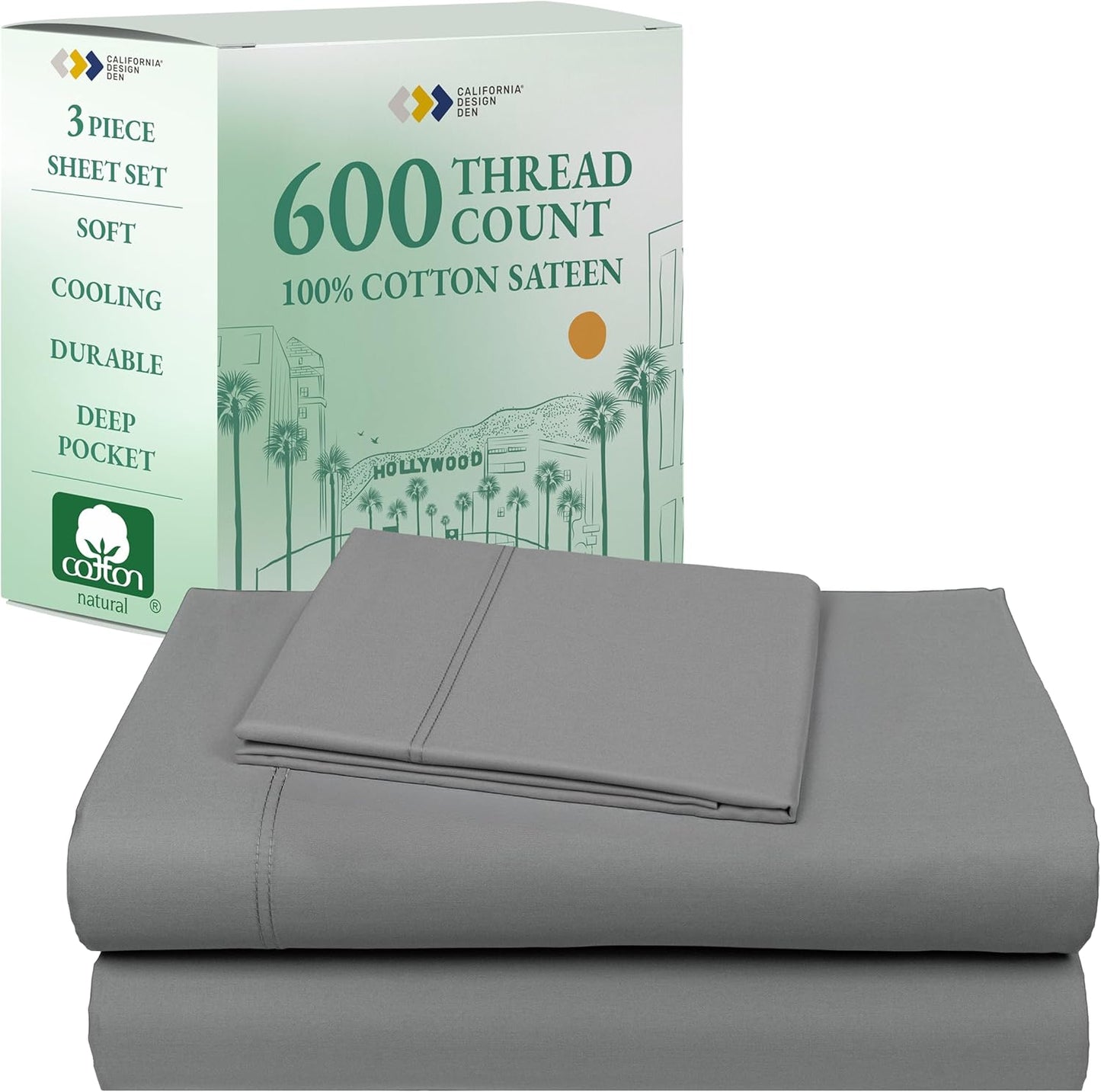 California Design Den Luxury Twin XL Sheet Set for Comfort