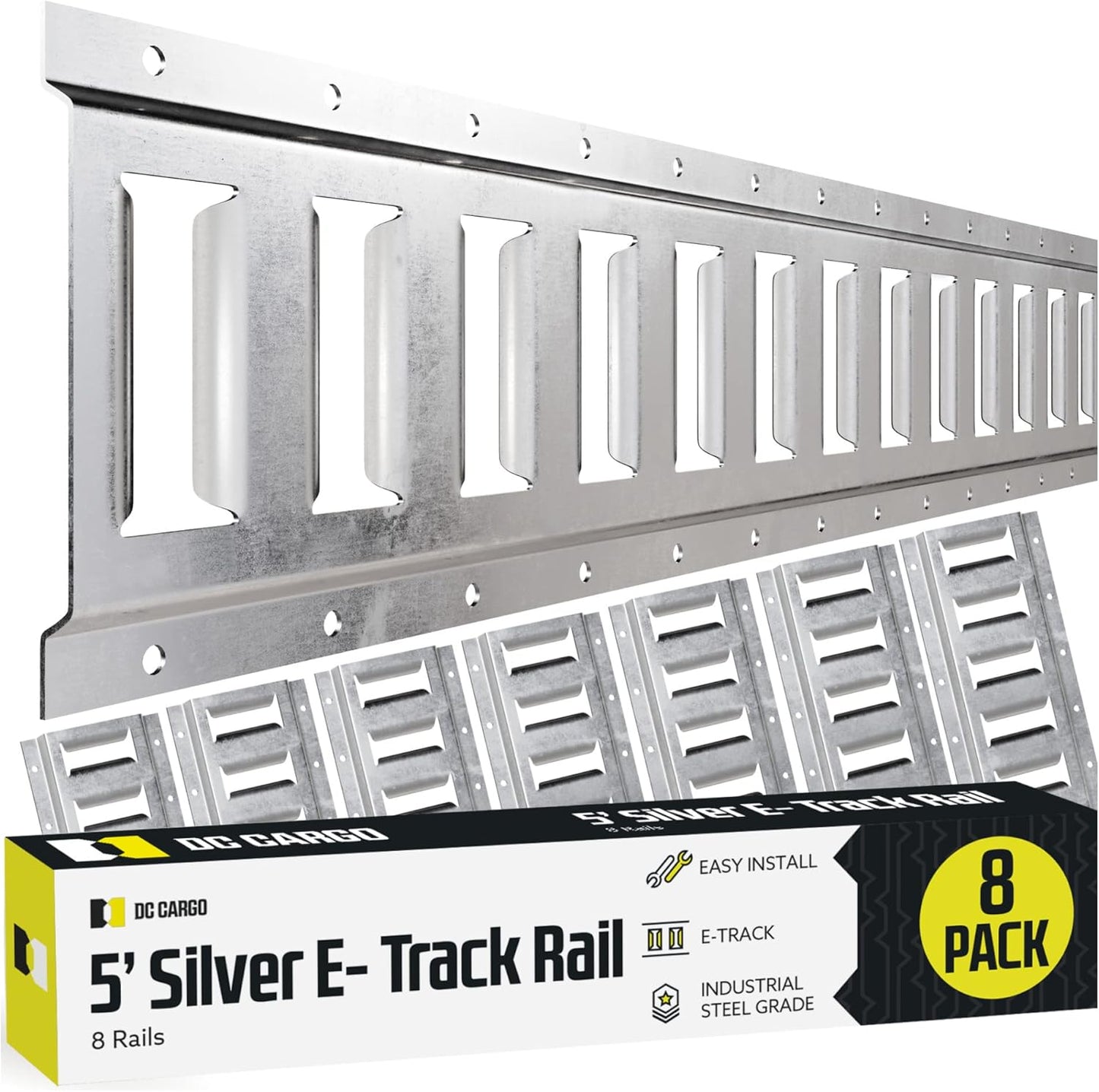 E Track Tie Down Rail Kit 5ft for Secure Cargo & Heavy Loads