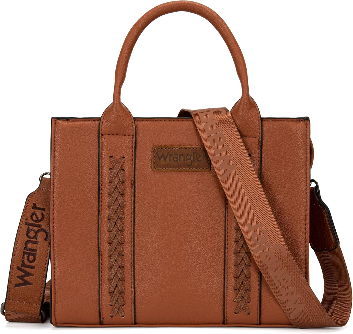 Wrangler Medium Tote Bag for Women with Stylish Whipstitch Design