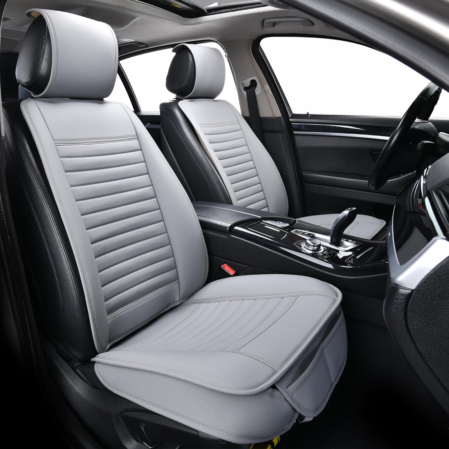 Luxury Car Seat Covers - 2pc Universal Anti-Slip Protectors