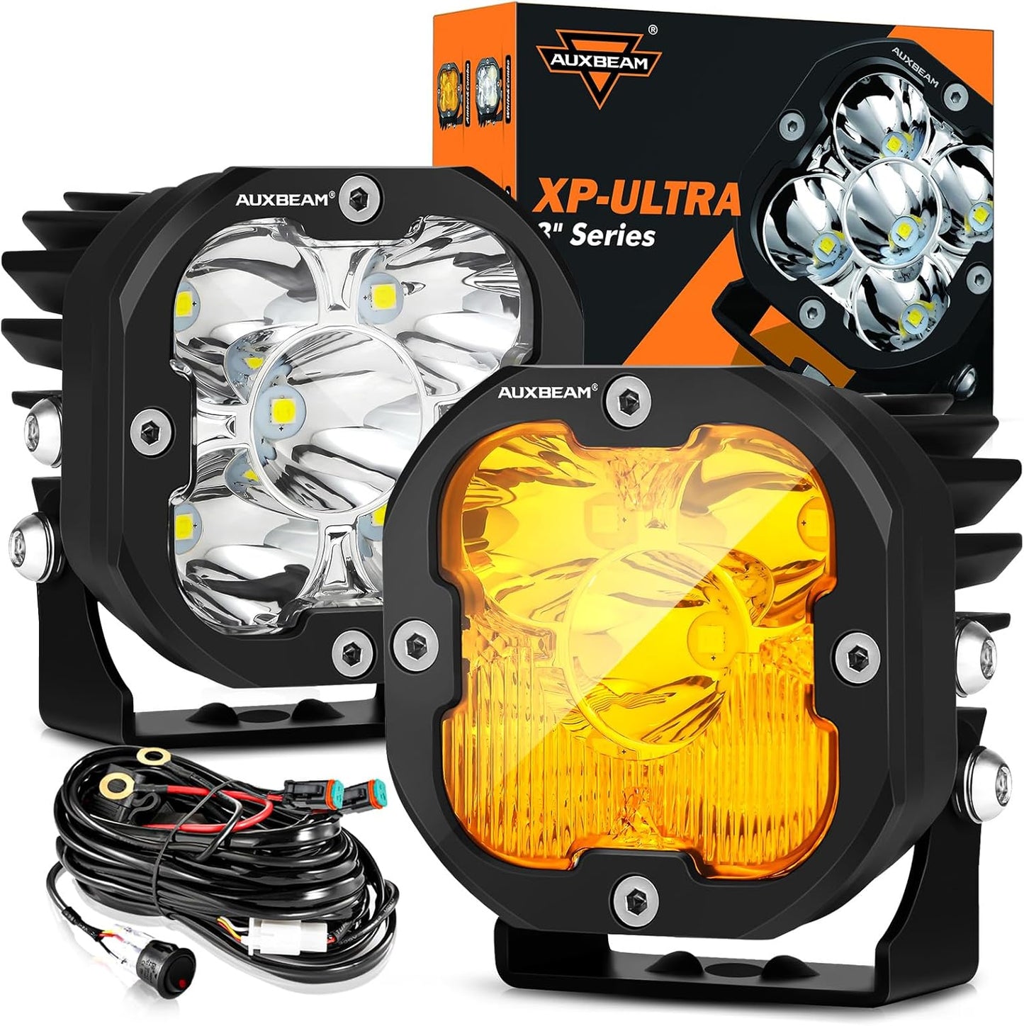 Auxbeam XP-Ultra Series 3 Inch LED Pods for Offroad Use