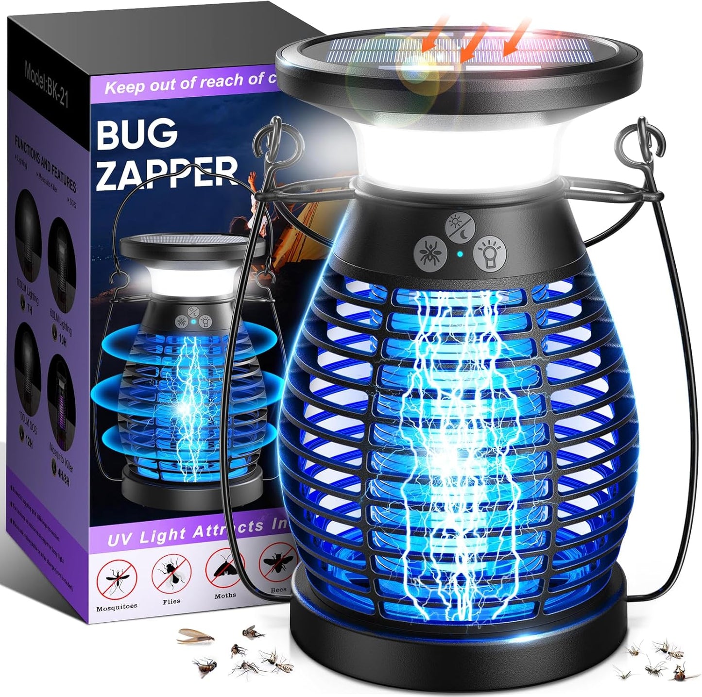 Effective Solar Bug Zapper Outdoor for Mosquito Control and More