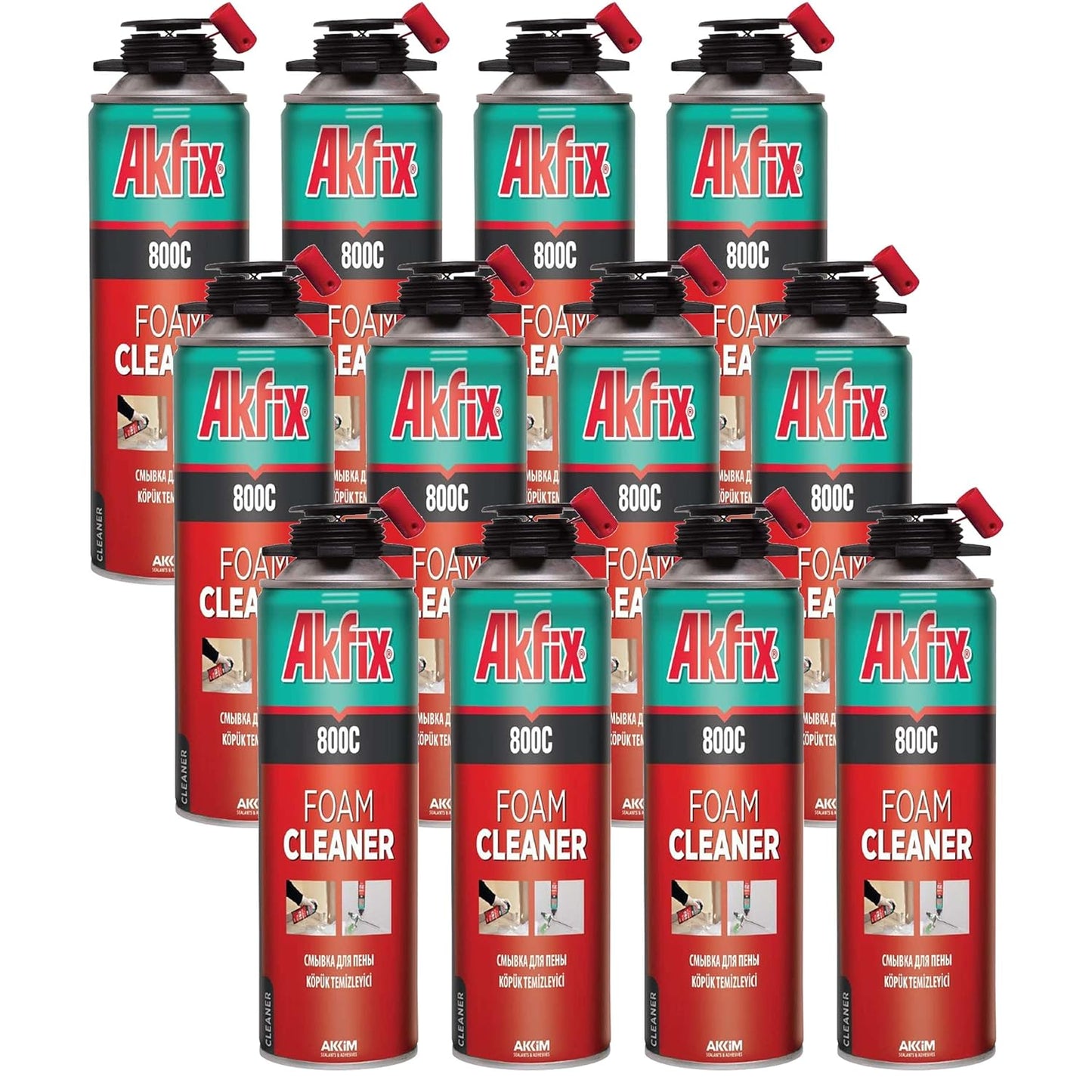 Akfix 800C Gun Cleaner for Effective Polyurethane Foam Removal