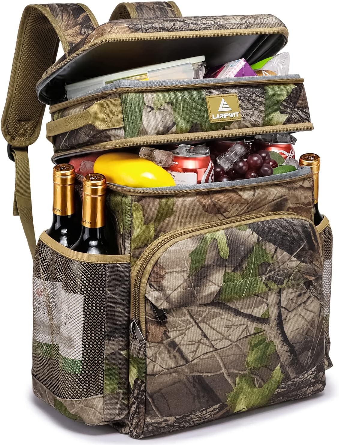 Large Capacity Insulated Backpack Cooler for Outdoor Adventures
