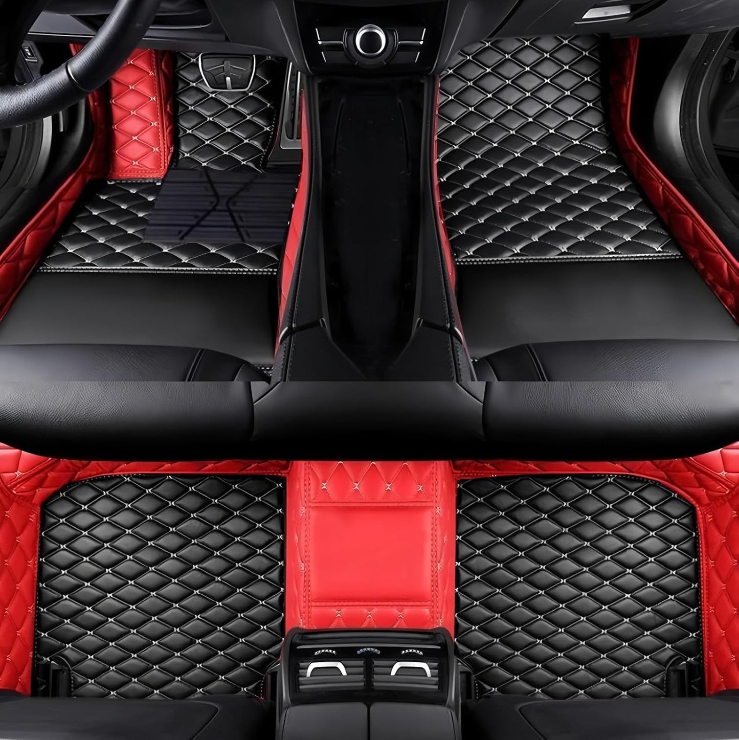 Customize All-Weather Protection Luxury Leather Floor Mats for Cars