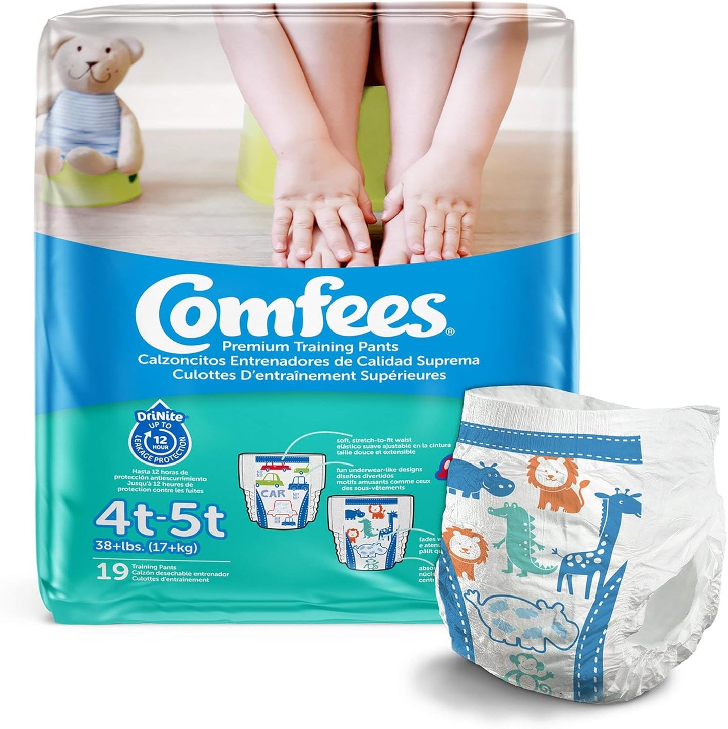 Comfees Toddler Training Pants for Potty Training 4T-5T Size