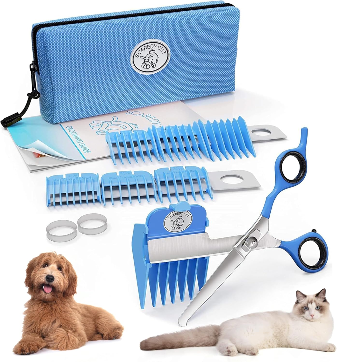 SCAREDY CUT Silent Pet Grooming Kit for Gentle Grooming