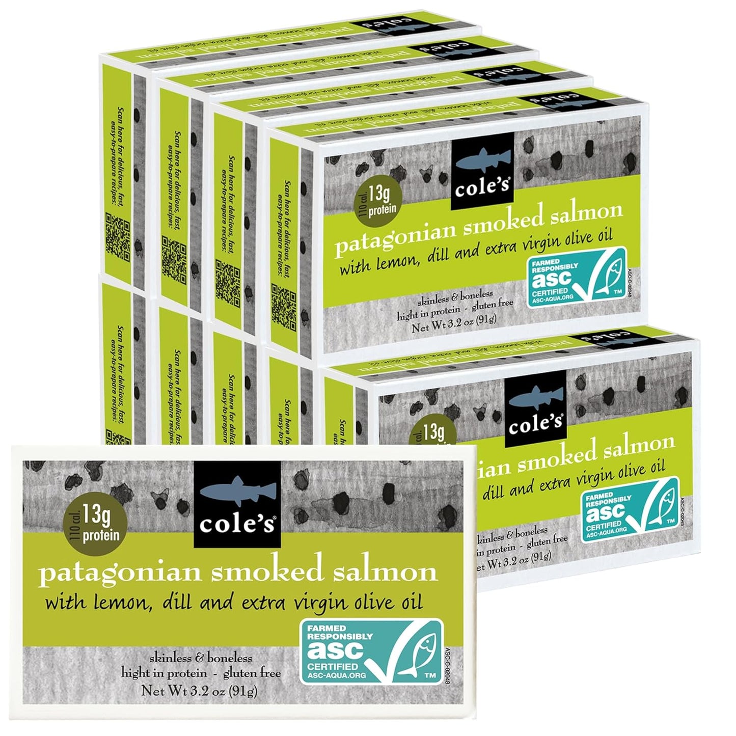 Cole's Smoked Salmon Fillet with Lemon & Dill in Olive Oil