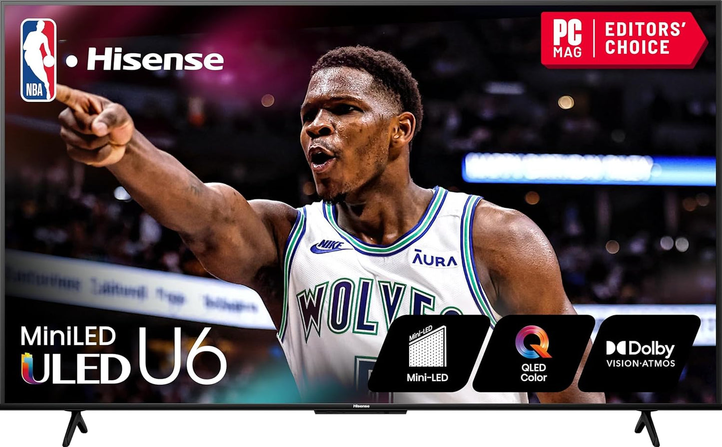 Hisense 75U6N 75 ULED 4K Smart TV | Dolby Vision | Dolby Atmos