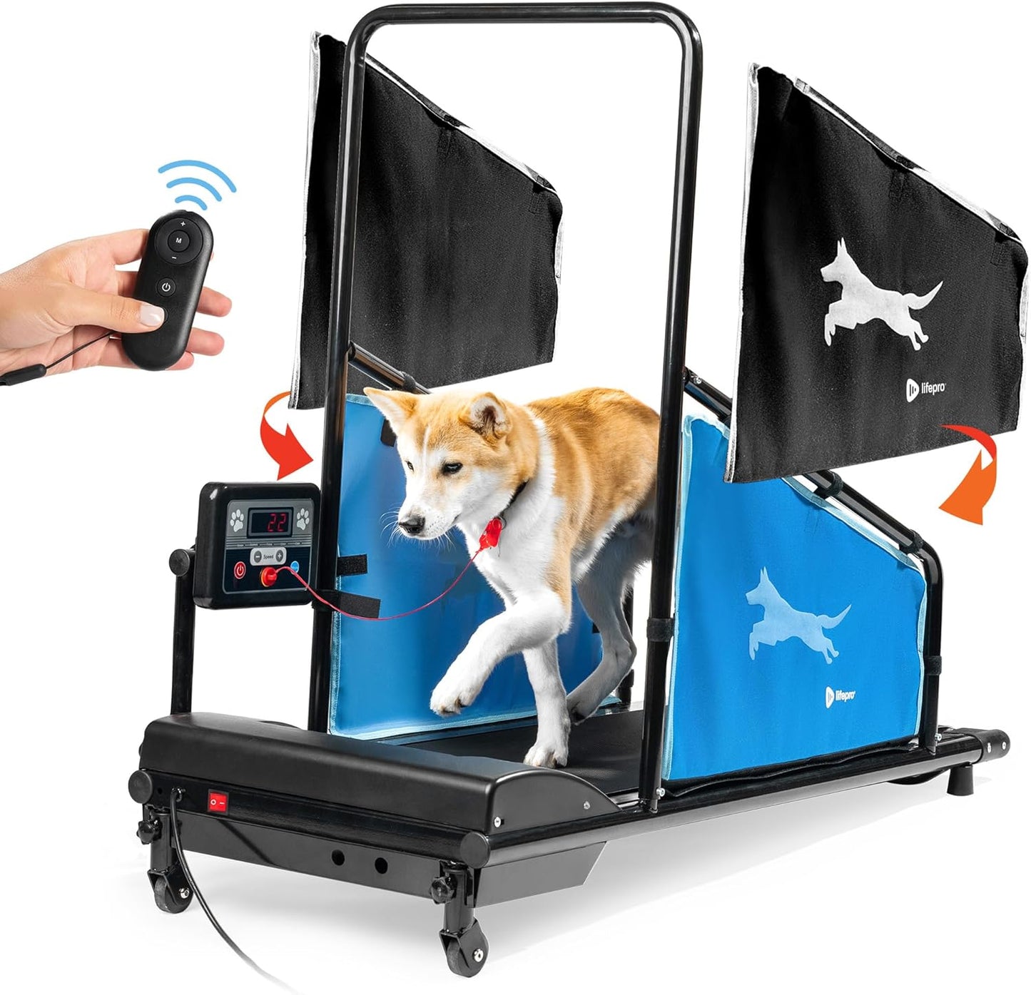 PawRunner Dog Treadmill for Small & Medium Dogs - Fitness Machine