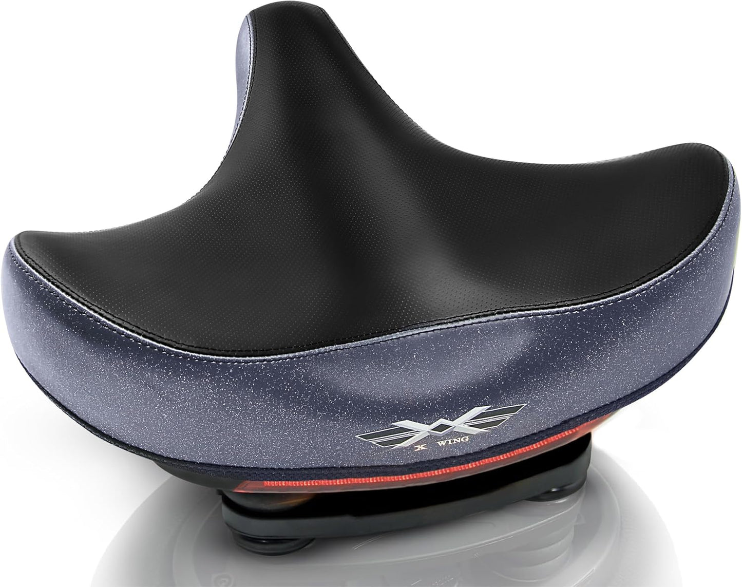 X WING Noseless Bike Seat Cushion for Men & Women - Extra Comfort