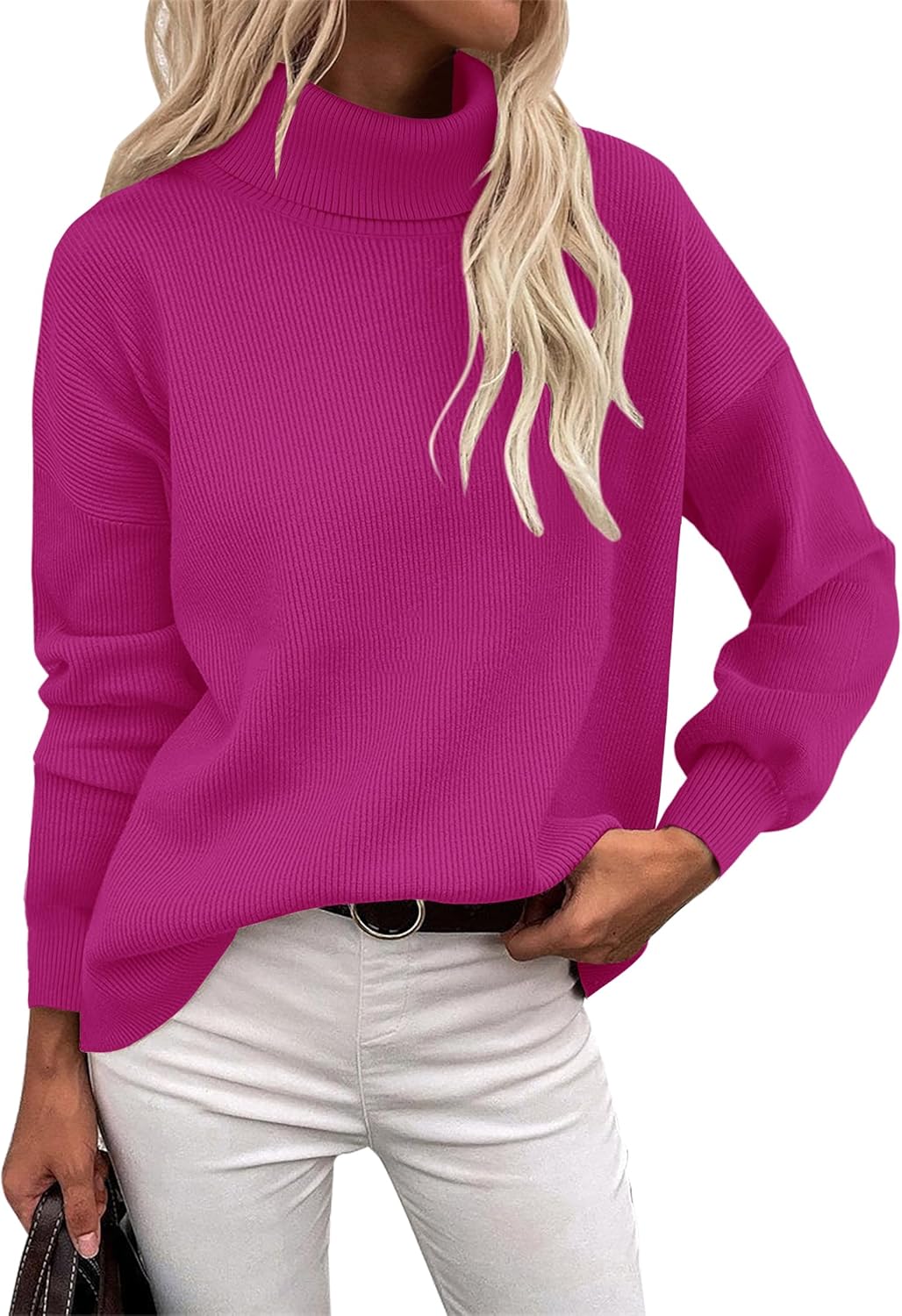 Zeagoo Women's Turtleneck Sweater for Fall Winter Style