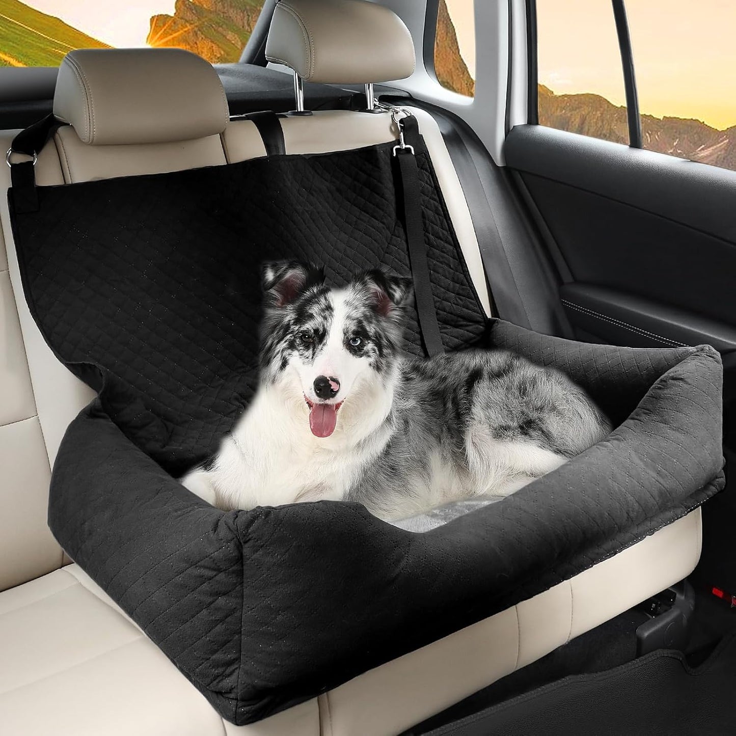 Dog Car Seat for Medium Large Dogs - Safe and Comfortable Travel