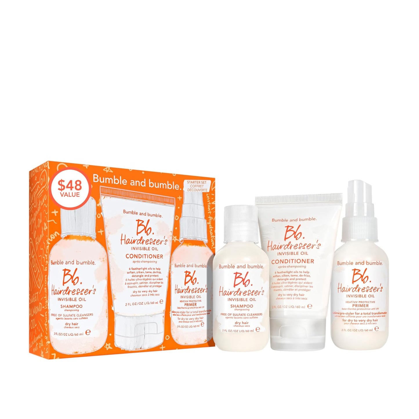 Bumble and bumble. Hairdresser's Invisible Oil Travel Set