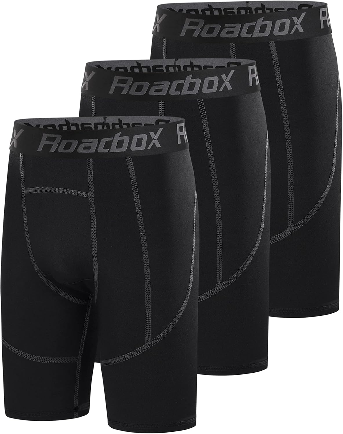 Roadbox Youth Boys Compression Shorts for Sports and Comfort