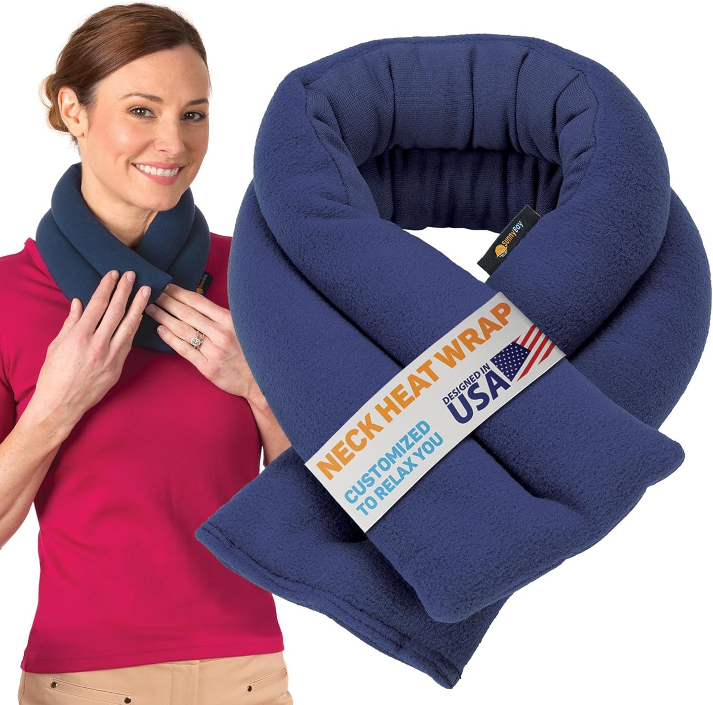 SunnyBay Microwavable Neck & Shoulder Wrap - 2.2 lbs, 26x4
