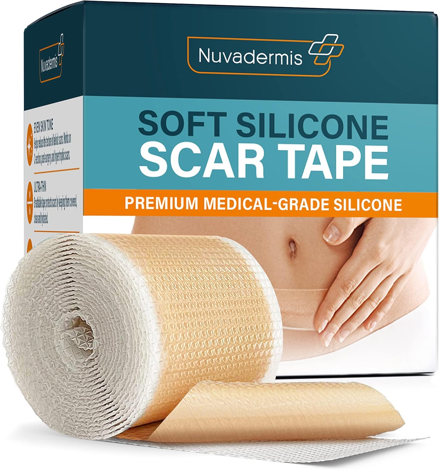 NUVADERMIS Silicone Scar Tape for Effective Scar Treatment