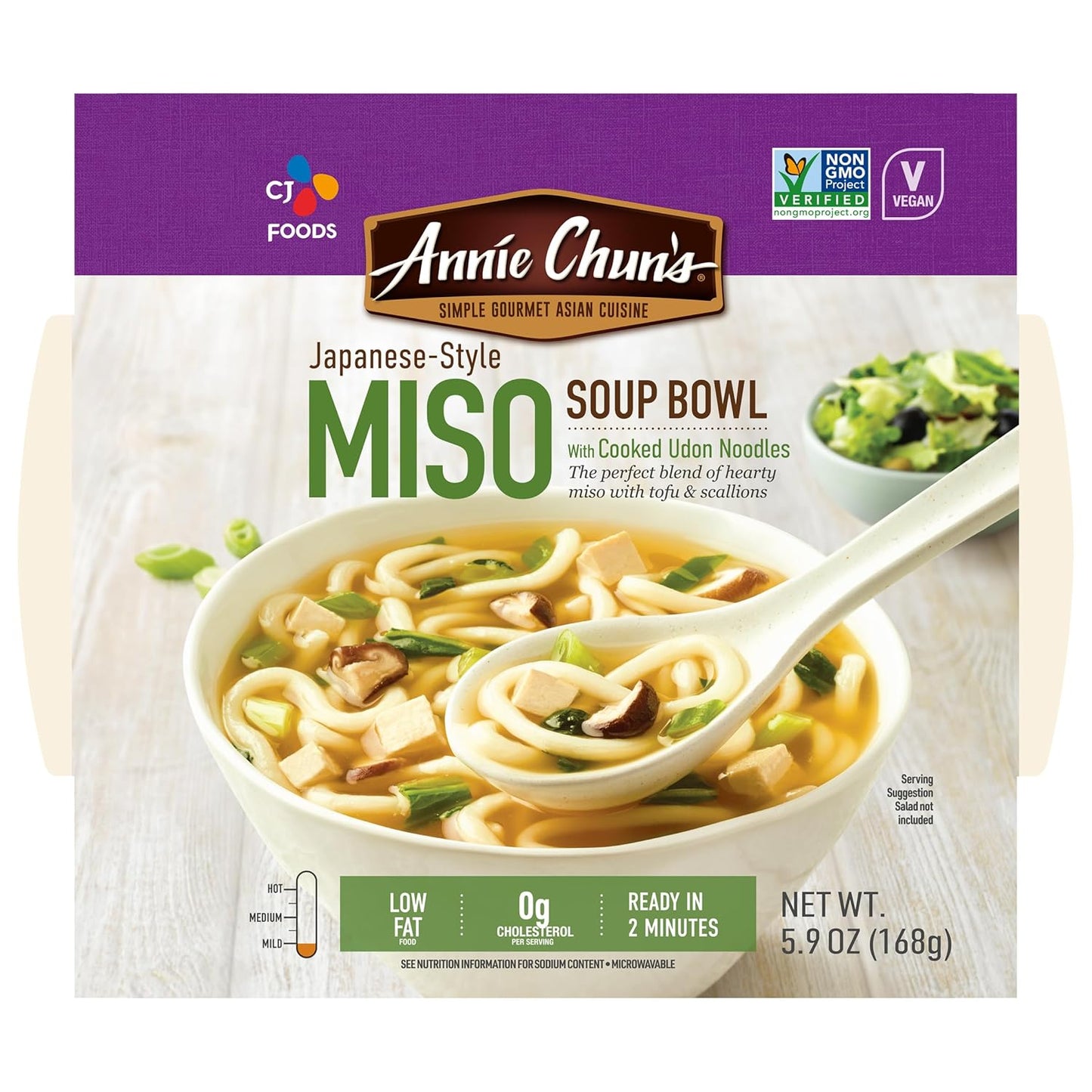 Japanese Style Miso Soup Bowl - Vegan, Non-GMO, 5.9 Oz Pack
