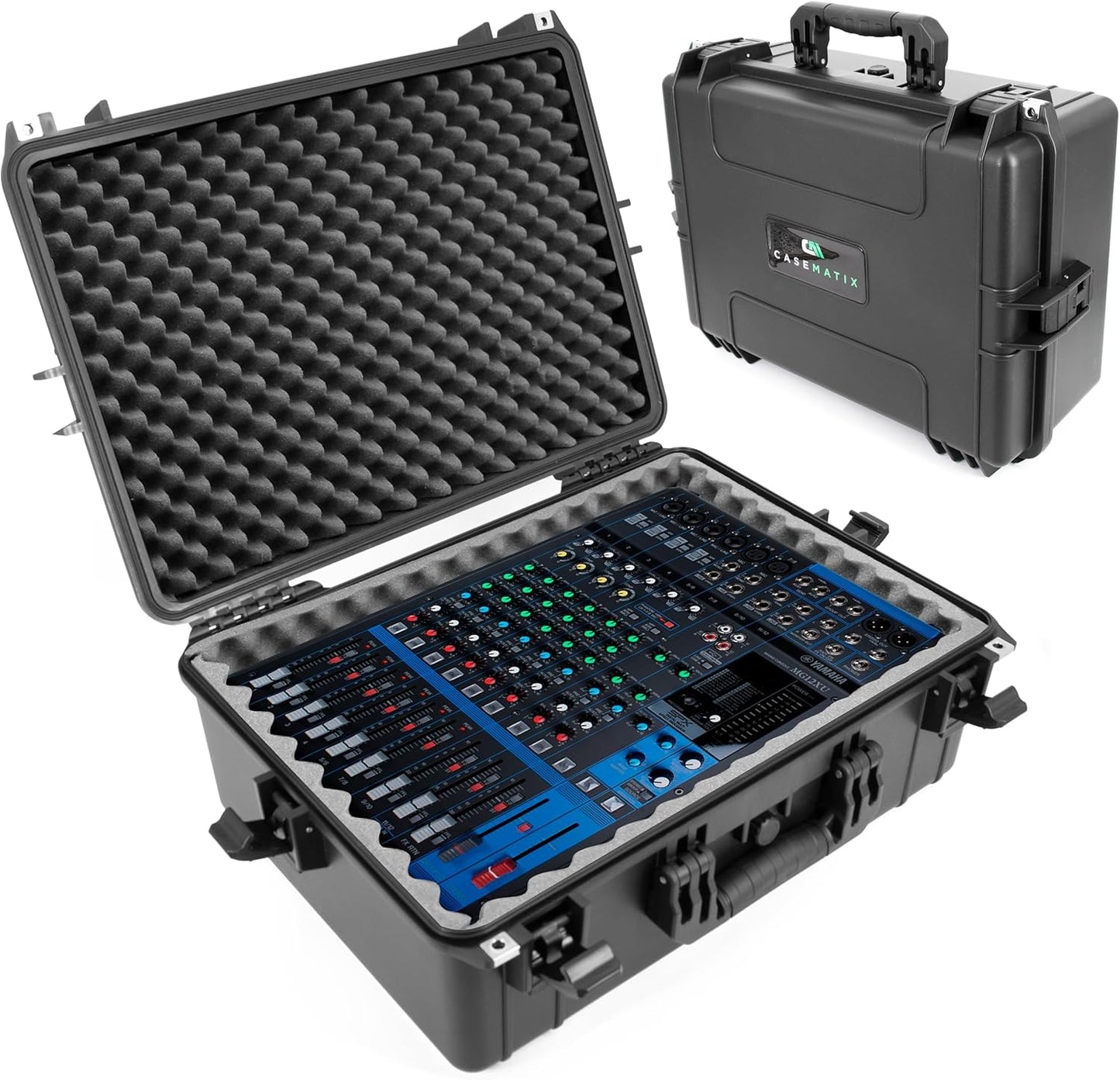 CASMATIX Mixer Carry Case for Yamaha MG12XU and Other Mixers