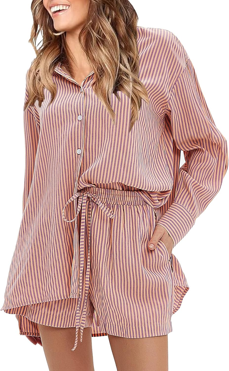 EXLURA Women's Summer 2 Piece Sets for Beach Vacation 2025