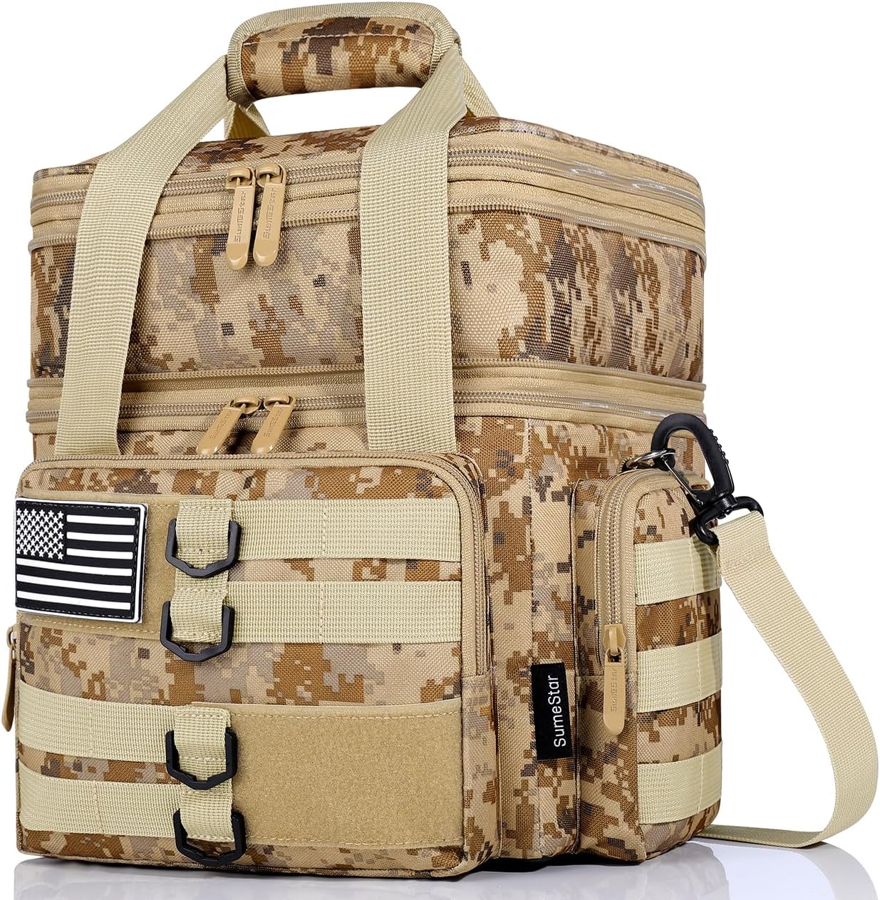 Tactical Lunch Box for Men - Large Insulated Cooler Bag
