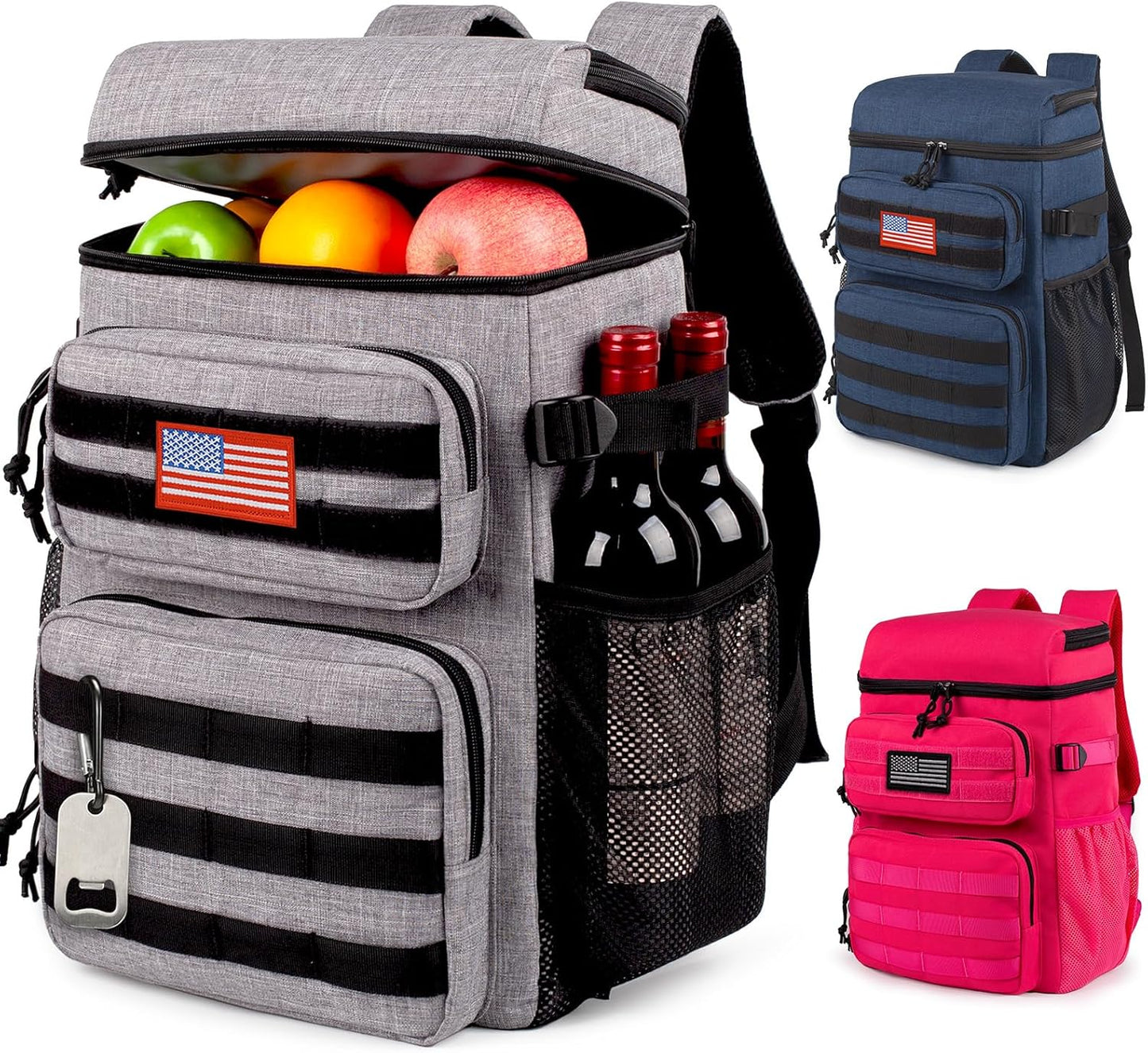 Tactical Backpack Cooler for Beach, Camping, and Hiking Trips