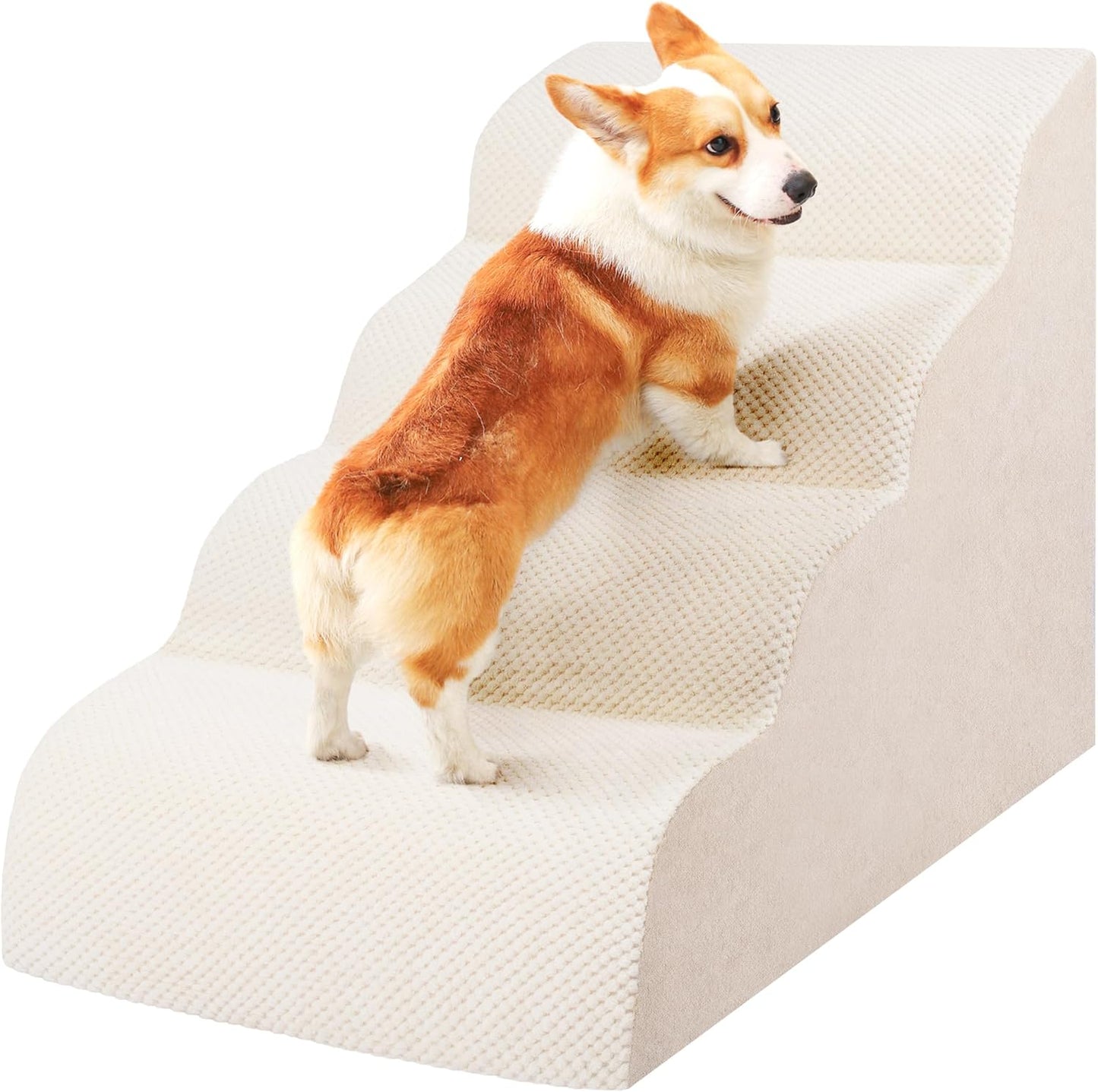 Dog Stairs for Small Dogs - High Density Foam Steps for Pets