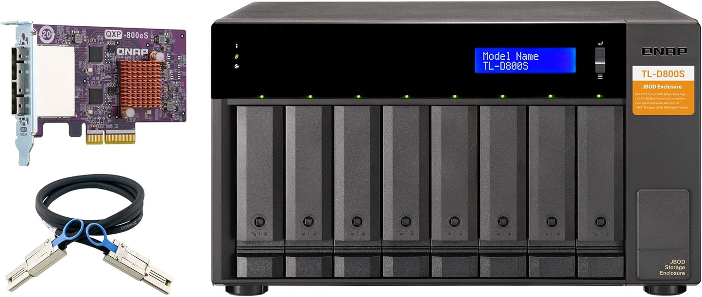 QNAP TL-D800S 8 Bay SATA 6Gbps JBOD Storage Enclosure Review