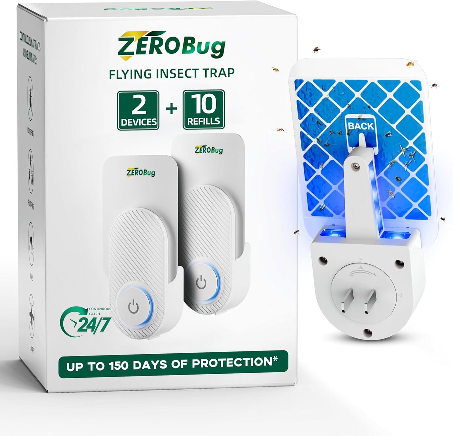 Fruit Fly Traps for Indoors with 4X Capture Rate Technology