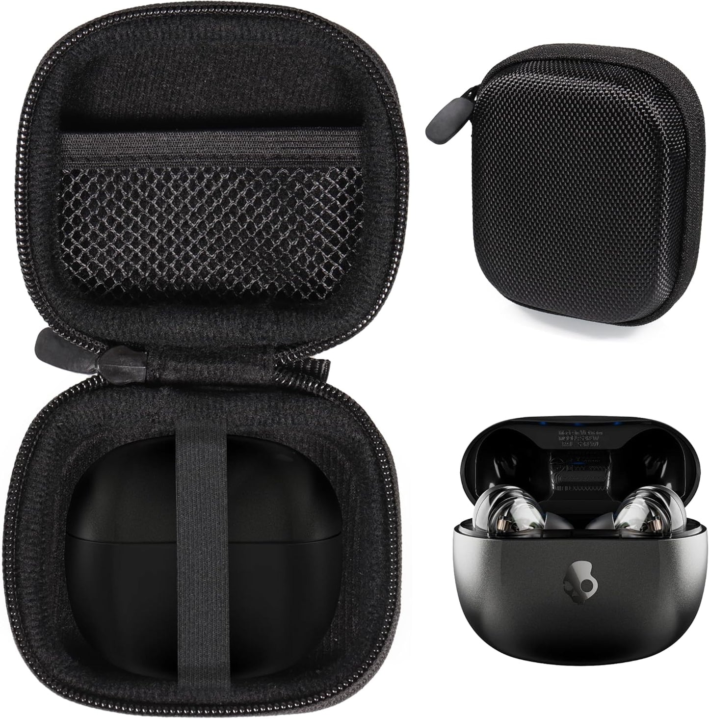 Protective Black Case for Skullcandy Earbuds