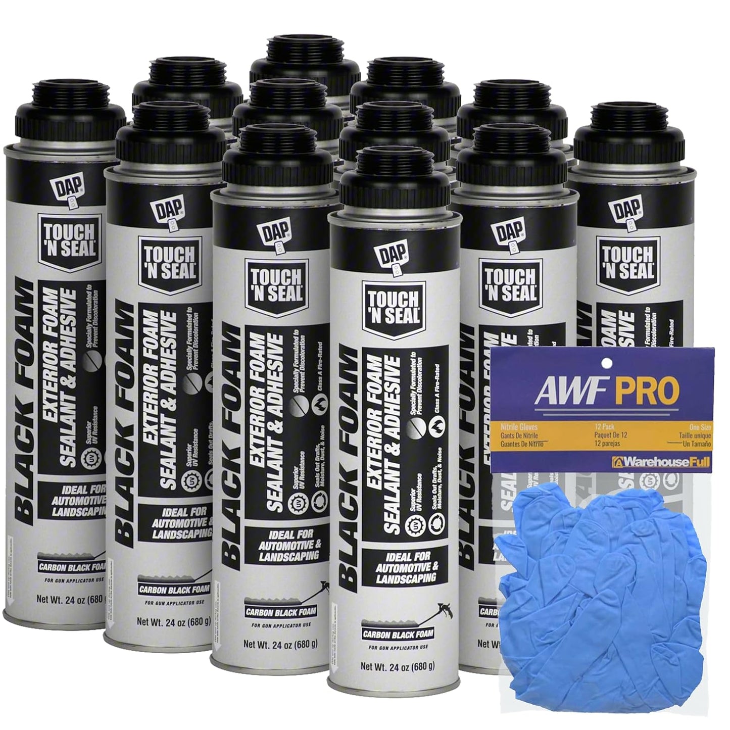 DAP Touch N Seal Black Spray Foam Sealant for RVs and Landscapes