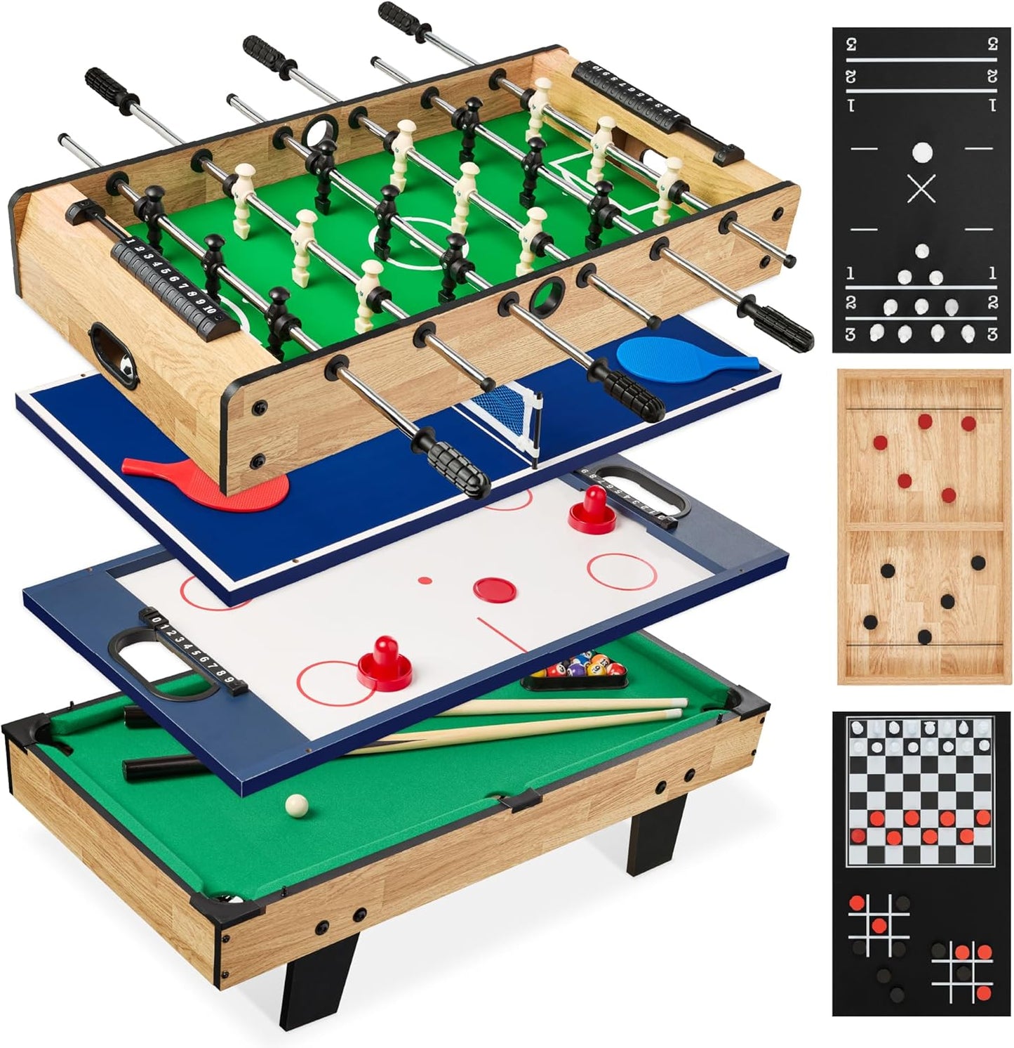 Best Choice Products Multi-Game Table for Kids - 11-in-1 Fun