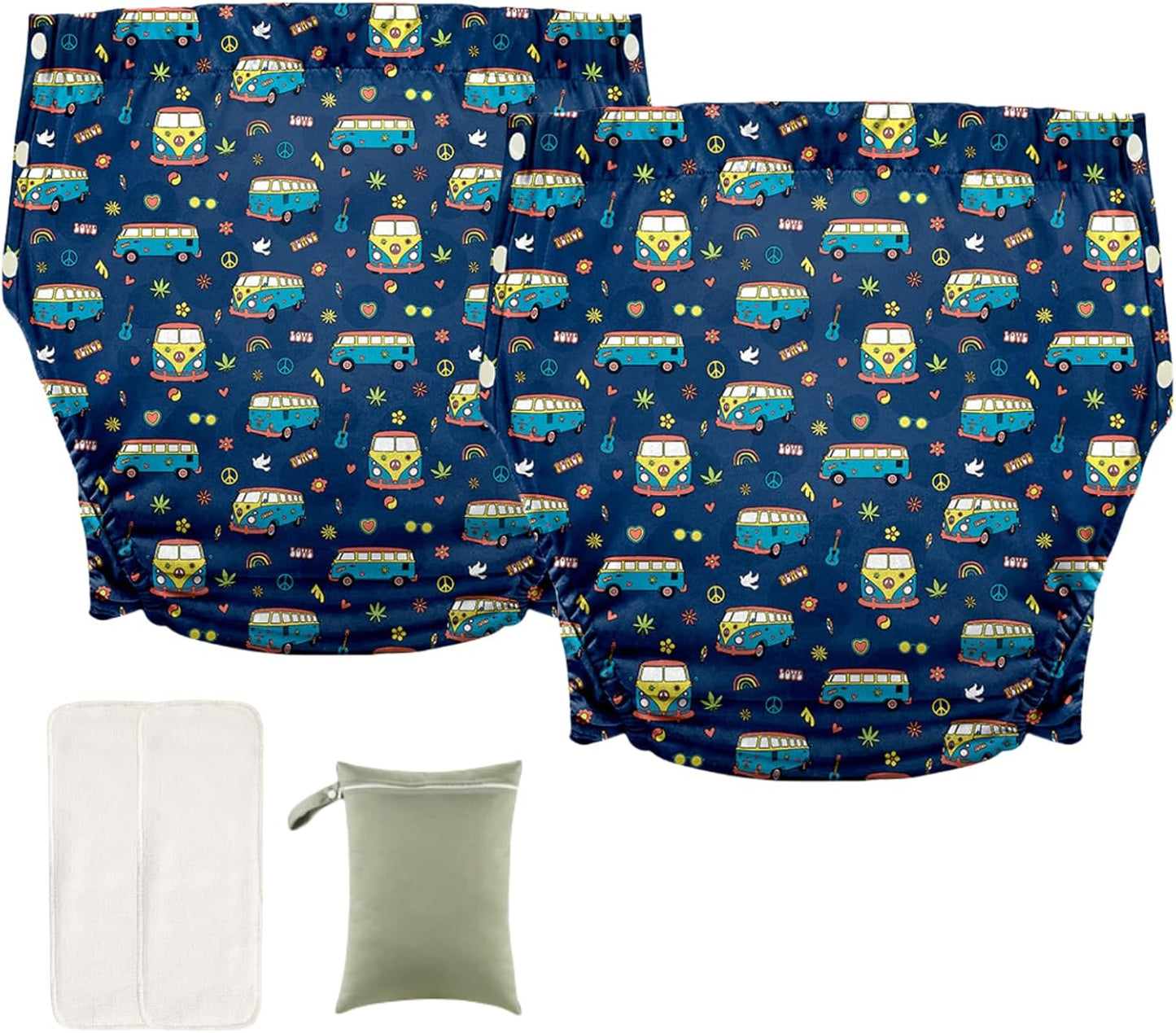 WEEOATAR Waterproof Cloth Adult Swim Diaper XL